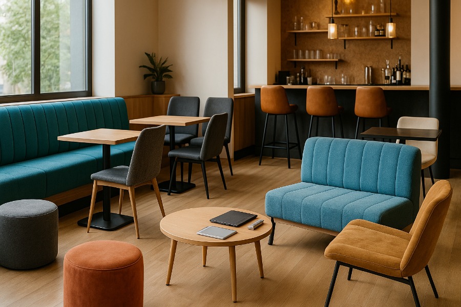 ALADINOS especializado en limpieza de mobiliario tapizado para restaurantes - bancos, sillas, taburetes y butacas