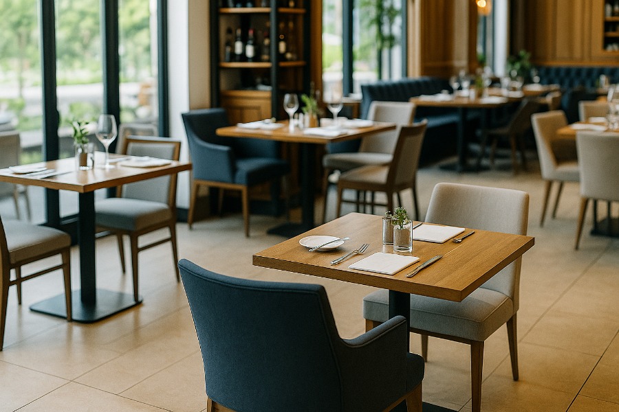 Limpieza profesional de tapicerías en restaurantes Madrid - ALADINOS